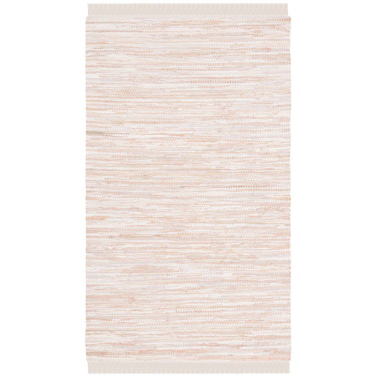 Patricia Handmade Flatweave Cotton Beige Area Rug